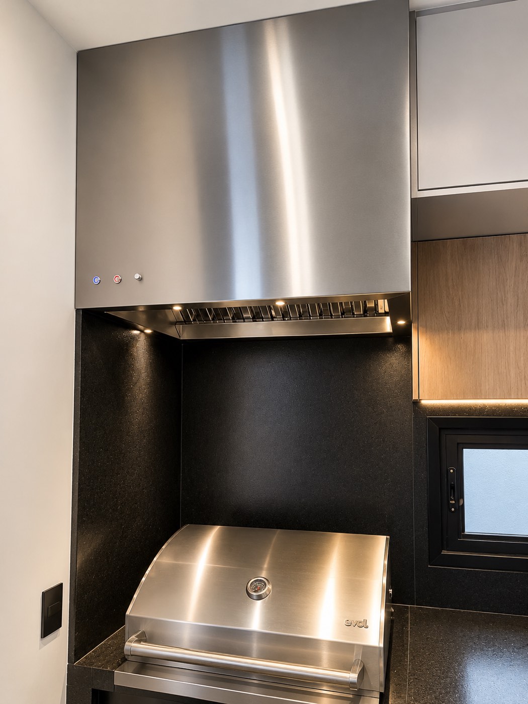 Coifa em aço inox residencial DS Inox Maringá